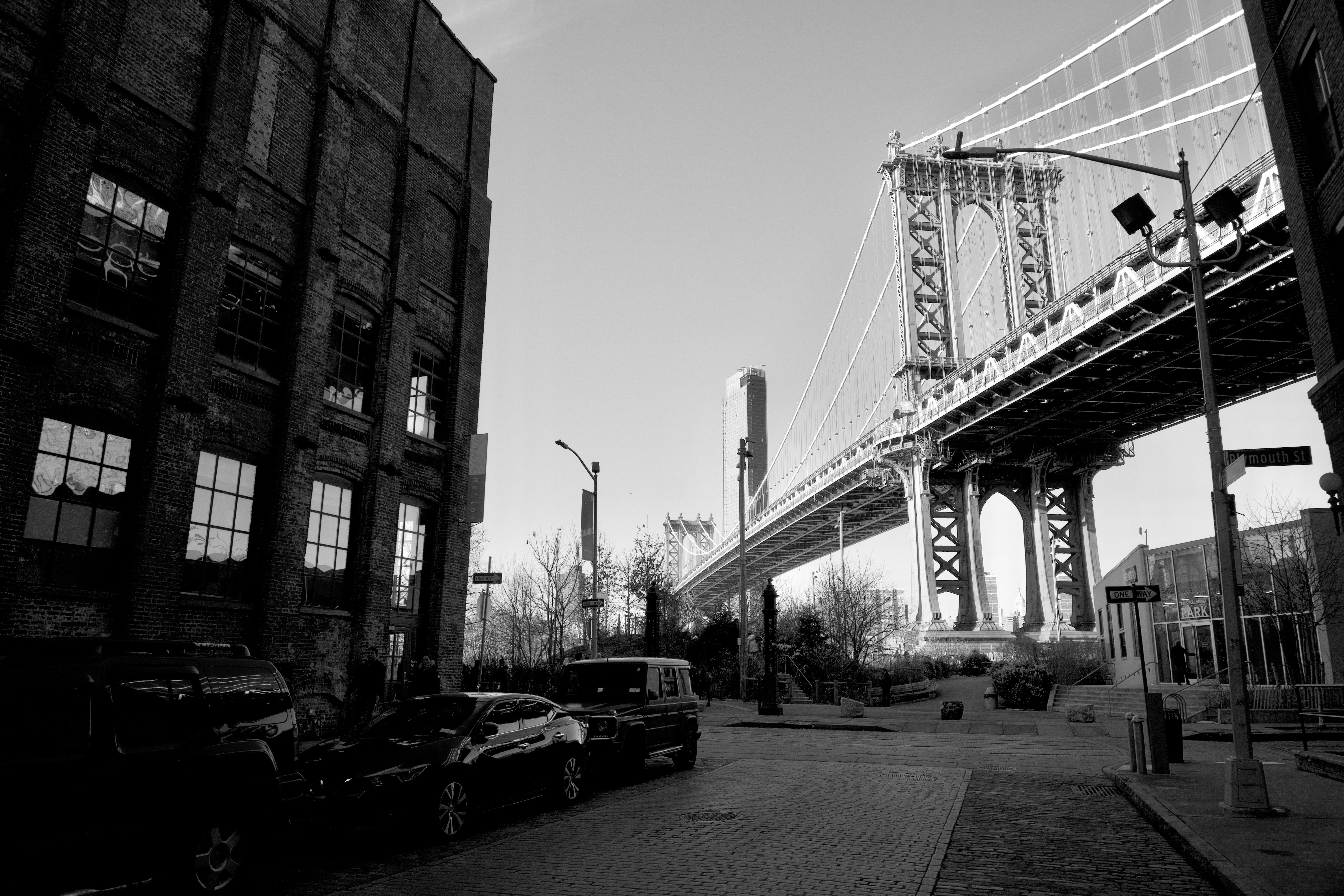 Manhattan Bridge as seen from DUMBO