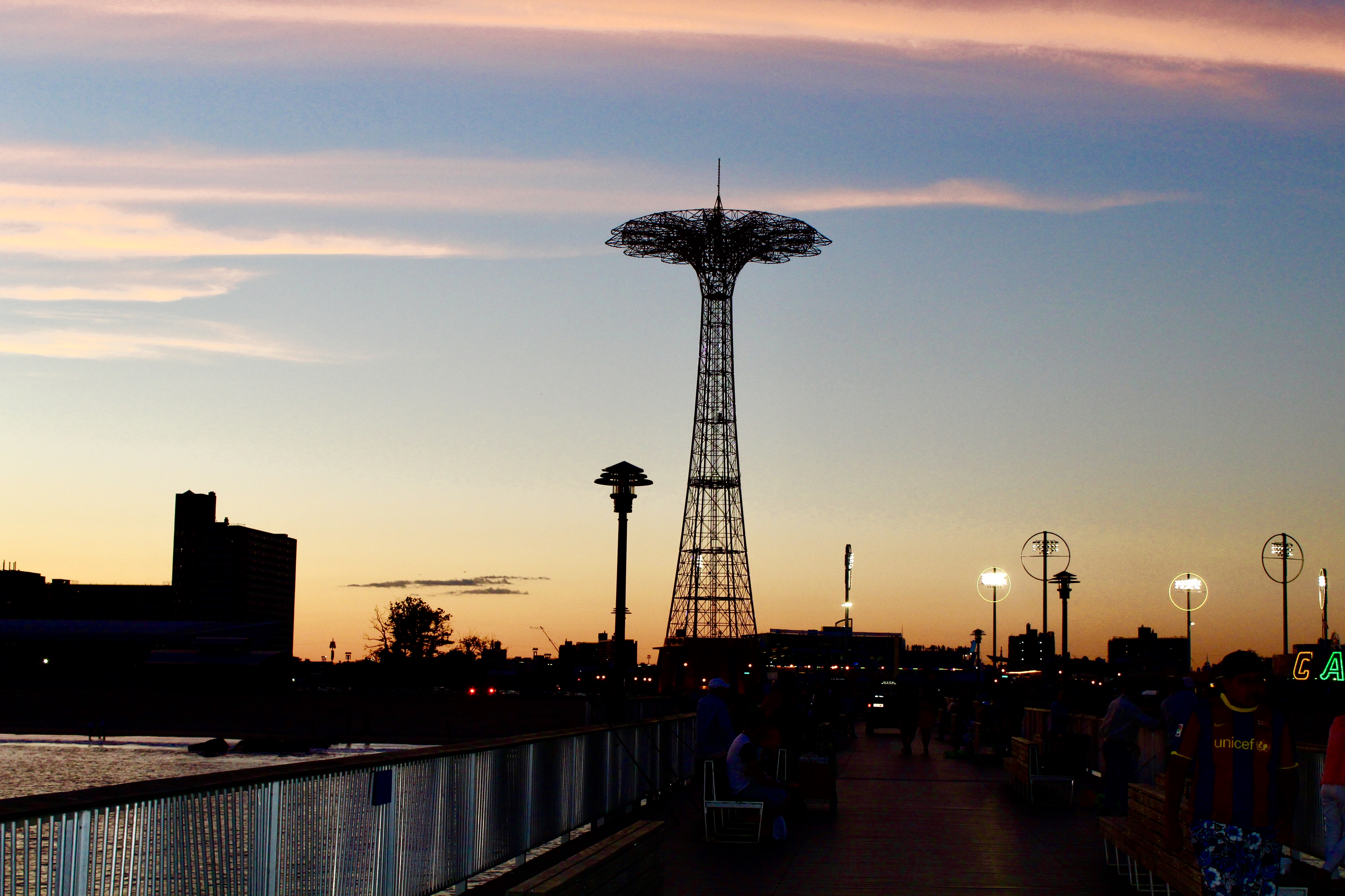 Cotton candy sunset - Coney Island, Brooklyn